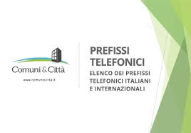 Contiene anche cap, codici catastali e altre informazioni utili come il calcolo del codice fiscale. Prefissi Telefonici Italiani Comuni E Citta