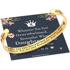 Mar 15, 2018 · straighten your crown, daughter. Whenever You Feel Overwhelmed Remember Whose Straighten Your Crown Bracelet Engraved Inspirational Bracelets Personalized Gift For Mom Daughter Granddaughter Sister Best Friend Women And Girls Wish