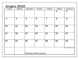 Calendario Giugno 2019 50ld Michel Zbinden It