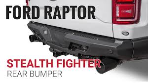 I know the raptor is a wider truck and the stock endcaps wouldn't fit on an f150. Buy 2017 2020 Ford Raptor Stealth Fighter Rear Bumper