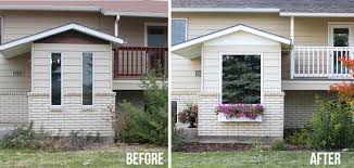 Modern makeover to a 1980 s house traditional exterior home. Diy 80 S House Exterior Makeover The Craft Patch