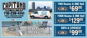 24 Hour Emergency Service, Capitano Restoration, Depew, NY