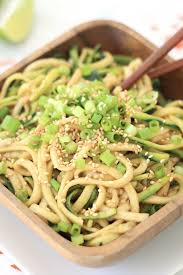 Cold Sesame Zucchini Noodles Recipe Recipe Hungry Girl Recipes Zucchini Noodle Recipes Recipes