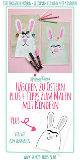 Das motiv des osterhasen hat sich in neuerer zeit in der populären kultur des osterfestes auch durch seine. Malen Mit Kindern Frida Kahlo Haschen Handmade Kultur