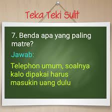 Weduskopok.blogspot.com/?m=1 kunjungi ribuan teka teki disini teka teki lucu lawak rakyat malaysia part 20 ☆ gembira edutv 2020 terima kasih kerana menyokong channel. Teka Teki Lawak Teka Teki Lucu