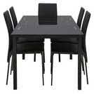 Find the right table for your delicious spread with our range of dining tables at next. Buy Argos Home Lido Glass Extending Table 6 Black Chairs Dining Table And Chair Sets Argos