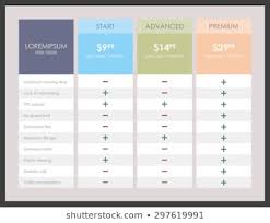 Creative Table Chart Images Stock Photos Vectors