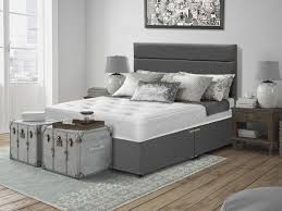 Two people put it together in about 20 minutes or so. Deluxe Backcare Extra Long 4ft6 Double Mattress With Divan Base