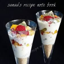Fruit Cream Delight Sanaa S Recipe Note Book Original Signature Recipes