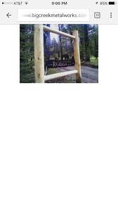 How can we get in touch with you? Big Creek Millworks Com Metal Cabin Sign Ranch Sign Metal House Signs