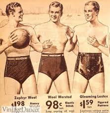Vintage Men's Swimwear History- 1930s, 1940s, 1950s