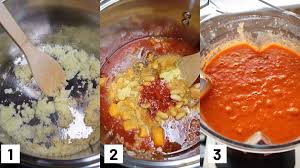 Grab a dutch oven or pot, place it over medium heat and this tomato soup is excellent with canned tomatoes. Vegan Tomato Soup Creamy Protein Packed Abbey S Kitchen