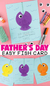 Flash cards on the site: Easy Father S Day Fish Card I Heart Crafty Things