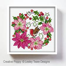 5 out of 5 stars. Lesley Teare Designs December Flowers Cross Stitch Pattern