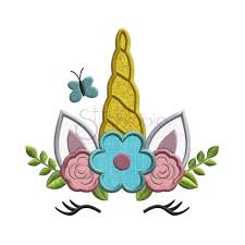 Download Spring Unicorn Applique Stitchtopia