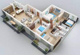 Pin By Le đung Thanh On Mo Hinh Khối In 2020 Duplex House Design Design Rumah Apartment Layout
