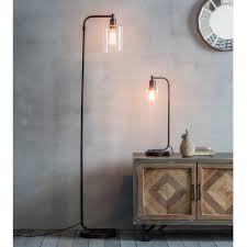 Newton Industrial Metal Standing Floor Lamp Brushed Chrome In 2020 Floor Standing Lamps Retro Floor Lamps Industrial Floor Lamps