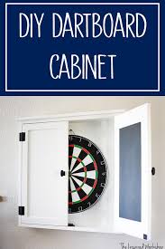 The cabinet serves a few important functions: Diy Dartboard Cabinet The Inspired Workshop