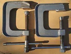 Made Another Heavy Duty G Clamp From Scrap Metal Working Tools Scrap Welding Projects