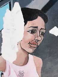 Restoration of historic mural at Self Help Credit Union