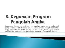 Memilih aplikasi pengolah angka• manakah aplikasi pengolah angka yang terbaik? Mengenal Aplikasi Pengolah Angka Microsoft Excel Penjelasan Materi