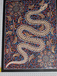 Aboriginal Art Aboriginal Art Australia Rainbow Serpent Authentic Wiradjuri Artist Aboriginal Art Indigenous Art Aboriginal Artwork