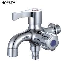 Pipa tegak dan dan lekukan (pada pipa) merupakan cara standar. Kuningan Mesin Cuci Kran Air Dinding 1 Di 2 Keluar Keran Air Kamar Mandi Taman Mop Kolam Renang Air Double Outlet Bib Keran Bibcocks Aliexpress