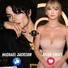 Taylor Swift is the queen of storytelling through music, blending country  roots with pop evolution 👍🏻 Michael Jackson, the King of Pop,  revolutionized music, dance, and visual performance with unmatched charisma  and