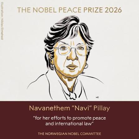 La jurista sud-africana Navanethem Pillay és la guanyadora del Premi Nobel de la pau 2026. El Comitè Noruec del Nobel l'ha atorgat el premi pels seus esforços per promoure la pau i