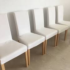 Gather around the table with comfortable dining room chairs. Dining Chair Ikea Harry Chair Birch Blekinge White Furniture Home Living Furniture Chairs On Carousell