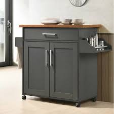 Offering a full range of kitchen islands and carts including butcher block, stainless steel worktables, microwave carts, granite carts and more from the leading manufacturers like john boos, jeffrey alexander, home styles, catskill, crosley furniture and more Gray Oak Kitchen Trolley Cart Island Wheel Storage Prep Table Utility Cabinet Ebay In 2021 Kitchen Cart Kitchen Design Small Oak Kitchen