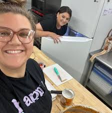 My mama is truly one of a kind. I've ALWAYS enjoyed working with her.  Growing up we worked at friends and family's restaurants together, then  when we moved to the US we