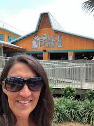 The Back Porch, excellent food and beach