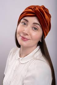 Green Velvet Twist Turban Hat: Retro Chemo Headwear