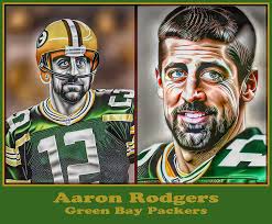 Arron Rodgers Green Bay Packers Portraits by Floyd Snyder