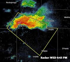 Hail bigger than a softball fell on a small Texas town Wednesday. Here's how it happened.