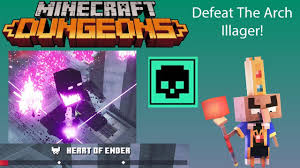 Once it is completely defeated, the heart of ender drops numerous emeralds. Minecraft Dungeons Tips To Defeat The Arch Illager And Heart Of Ender Youtube