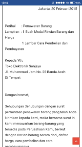 Koja bahari kawasan pelabuhan tanjung priok jakarta utara. Buatlah Surat Penawaran Teks Negosiasi Ilmusosial Id