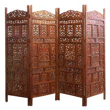 Paravent Jaipur Bois 200x182cm Decor Feuille De Vigne Meuble Indien Decoration Salon Amazon Fr Cuisine Paravent Room Divider Decoration De Maison Asiatique