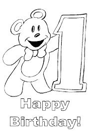 Help your child to color this page; Happy Birthday Coloring Pages To Color In On Your Birthday