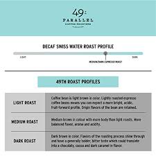 Maybe you would like to learn more about one of these? 49th Parallel Coffee Roasters Swiss Water Decaf Espresso Whole Beans Medium Dark Roast Decaffeinated Coffee 12oz Pricepulse