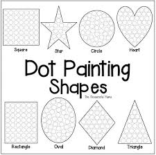 The yellow dot indicates the lightest spot. Our Favorite Free Dot Marker Printables And Dot Art Ideas