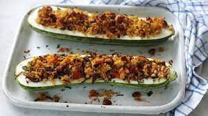 Transfer them to a bowl, add canola oil, balsamic vinegar, and whip them well. Stuffed Marrow Recipe Bbc Food