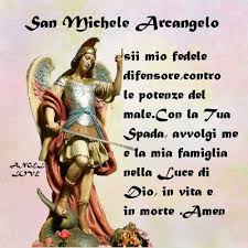 Prega per noi arcangelo san michele gesù cristo nostro signore e saremo degni delle sue promesse. Pin Su Preghiere