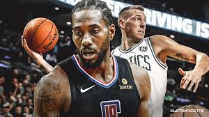 We all know kawhi leonard isn't exactly the chatty type, so when you hit him with a talk about question, you can't be. Clippers Video Kawhi Leonard Embarrasses Daniel Theis With Poster Dunk