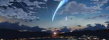 Idk which anime it is from. Anime Your Name Facebook Cover Cover Abyss Twitter Cover Photo Cover Photos Tumblr Facebook Page Cover Photo