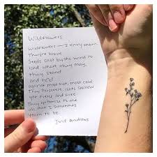 Meaningful Small Tattoos For Women 122430 Small Tattoo Ideas Smalltattooideas Pretty Small S Little Flower Tattoos Small Flower Tattoos Wildflower Tattoo