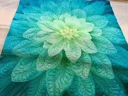 Floral pattern stock photos and images. Free Motion Quilted By Danielle J Free Motion Quilt Designs Flower Quilts Machine Quilting Designs