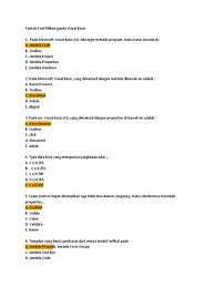 Soal tes pilihan ganda masuk satpam top contoh soal pilihan ganda telephone handling khusus sekolah sman 2 sungguminasadeskripsi lengkap soal bahasa indonesia pilihan ganda k13 semester 1 smk kelas xii. Contoh Soal Multiple Choice Dikdasmen