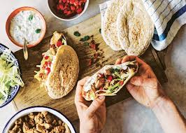 Healthy Spicy Chicken Gyros Recipe